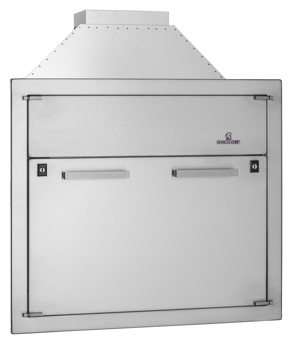 Chad-O-Chef - 4 Burner ENTERTAINER Natural Draught-With Rotisserie - CLOSED