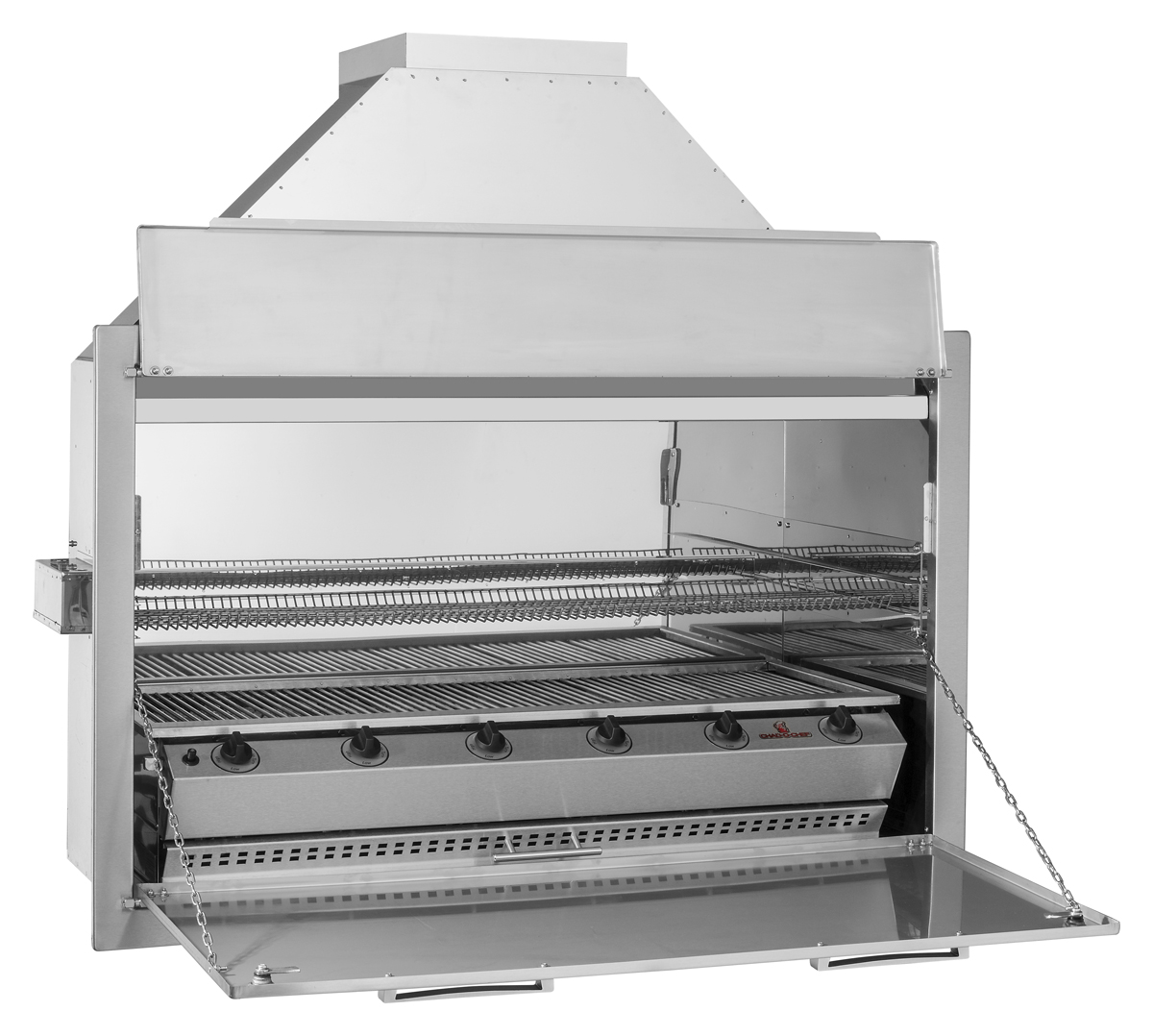 Chad-O-Chef - 6 Burner ENTERTAINER Natural Draught-Warmer Tray