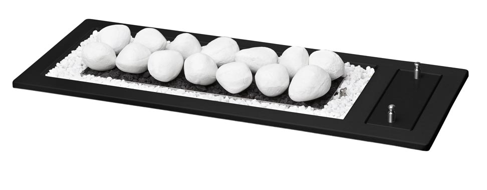 Chad-O-Chef - Drop-In 800 Fireplace - Black Powder Coat