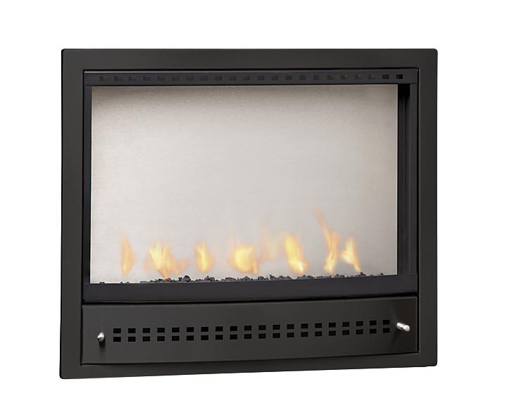 Chad-O-Chef - Hanging Fireplace - Black Powder Coat - Plain Back